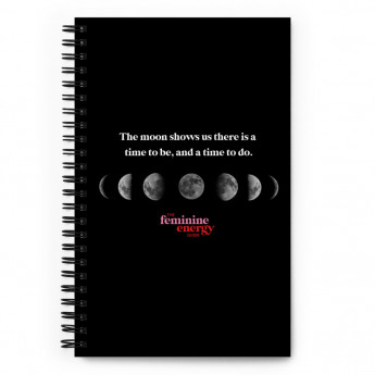 Moon Phases Spiral Notebook