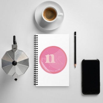 Pink Logo Spiral Notebook